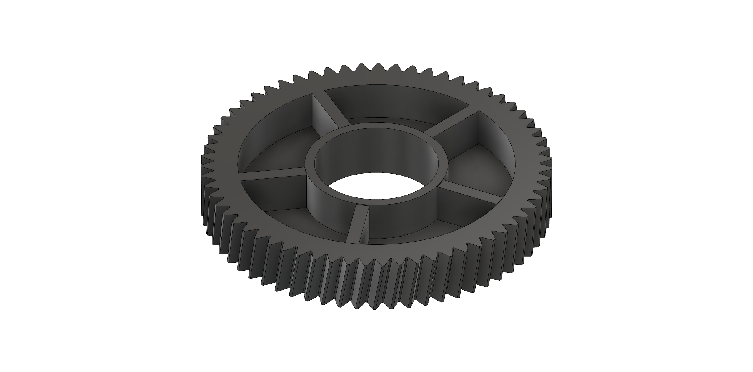 3D Model of Helical Gear for the Maserati Spyder Tonneau Cover Lock Motor