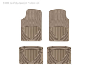 WT Rubber Mats - Rear - Tan