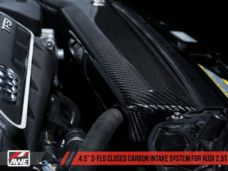 AWE Tuning Audi RS3 / TT RS S-FLO Closed Carbon Fiber Intake