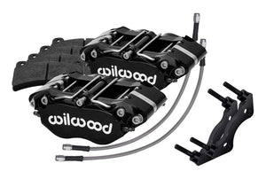 Wilwood 69-83 Porsche 911 Rear Dynapro Caliper Kit 3in MT - Black