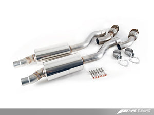 AWE Tuning Audi B8 / C7 3.0T Resonated Downpipes for S4 / S5 / A6 / A7