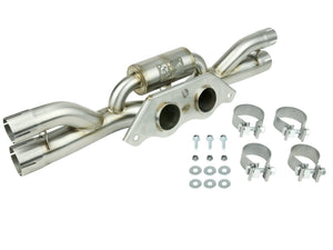 aFe Power MACHForce XP 304 Stainless Secondary Muffler Delete Pipe 14-19 Porsche 911 GT3 3.8L/4.0L