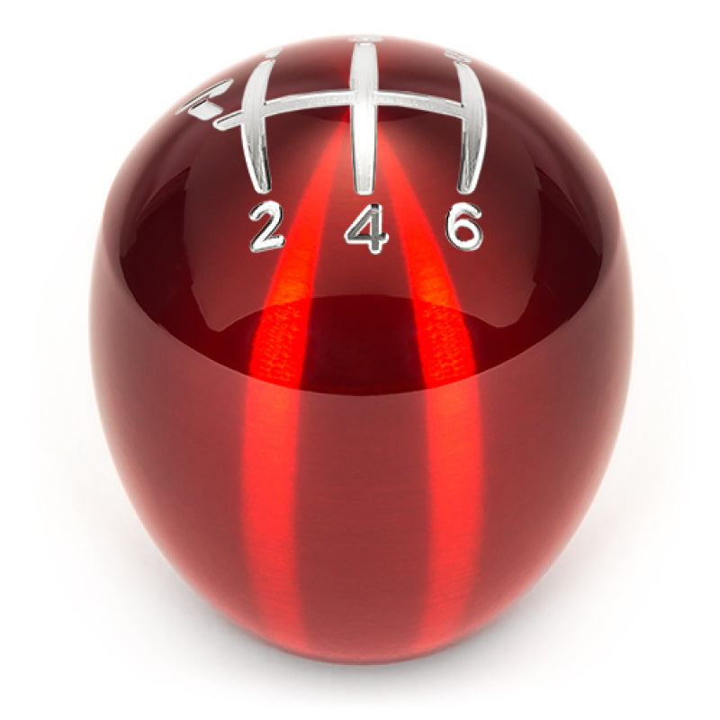 Raceseng Slammer Shift Knob (Gate 1 Engraving) BMW Adapter - Red Translucent