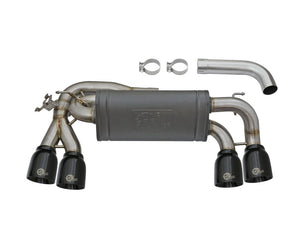 aFe MACHForce XP 3in - 2 1/2in Axle Back 304SS Exhaust w/ Black Tips 16-17 BMW M2 (f87)