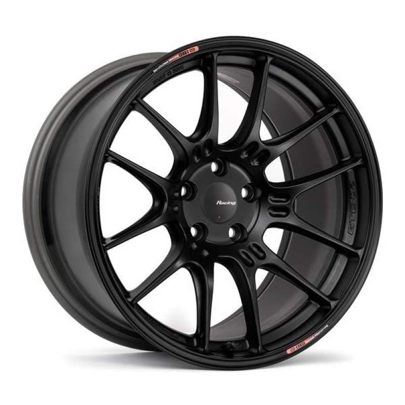 Enkei GTC02 19x8.5 5x112 45mm Offset 66.5mm Bore Matte Black Wheel