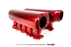 AMS Performance V10 Audi R8 / Lamborghini Huracan / Performante Billet Intake Manifold - CLR Anodize