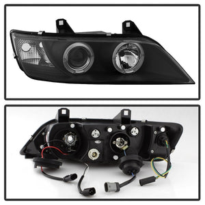 Spyder BMW Z3 96-02 Projector Headlights LED Halo Black High H1 Low H1 PRO-YD-BMWZ396-HL-BK