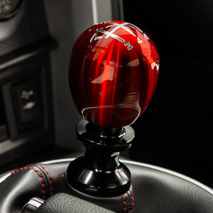 Raceseng Slammer Shift Knob (Gate 1 Engraving) BMW Adapter - Red Translucent
