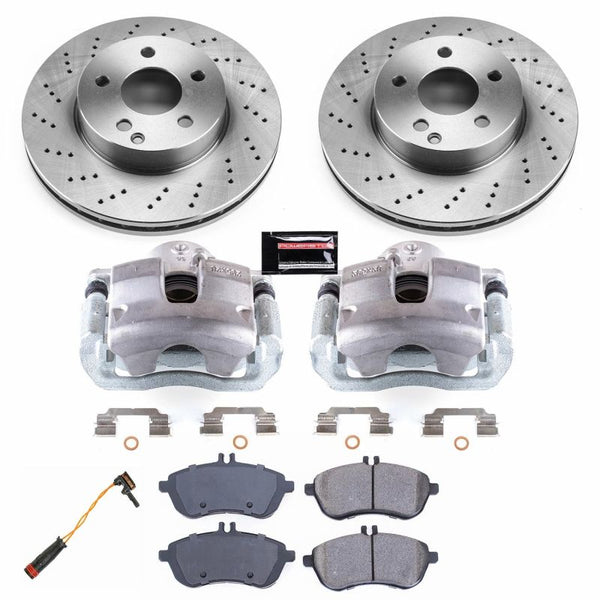 Power Stop 12-16 Mercedes-Benz C250 Front Autospecialty Brake Kit w/Calipers