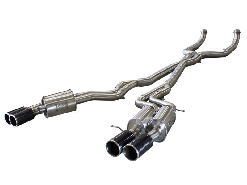 aFe MACHForce XP Exhaust 304SS Cat-Back w/ Carbon Fiber Tips 12-13 BMW M5 (F10) V8 4.4L (tt)