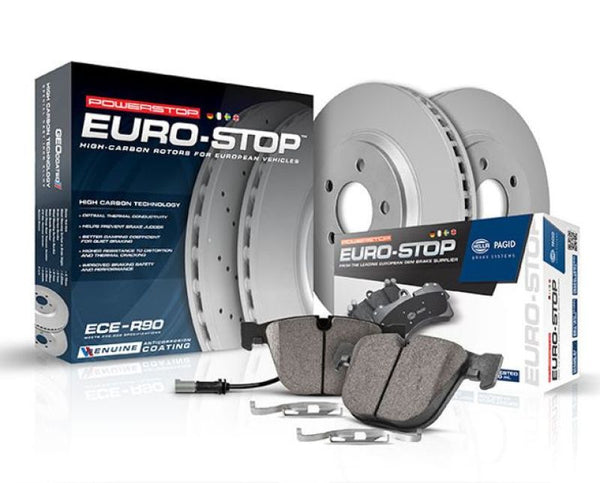 Power Stop 2014 Mercedes-Benz C300 Front Euro-Stop Brake Kit