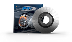 SHW 17-20 Porsche Panamera 4 w/Black Caliper w/o Ceramics Left Frt Smooth MB Brake Rotor (971615301)