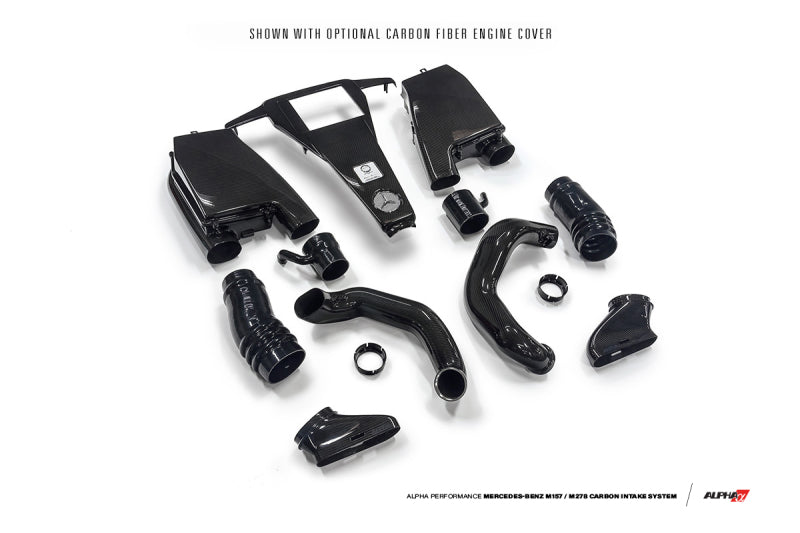 AMS Performance 2014+ Mercedes-Benz CLS63 AMG 4Matic 5.5L Biturbo Alpha Carbon Fiber Induction Kit
