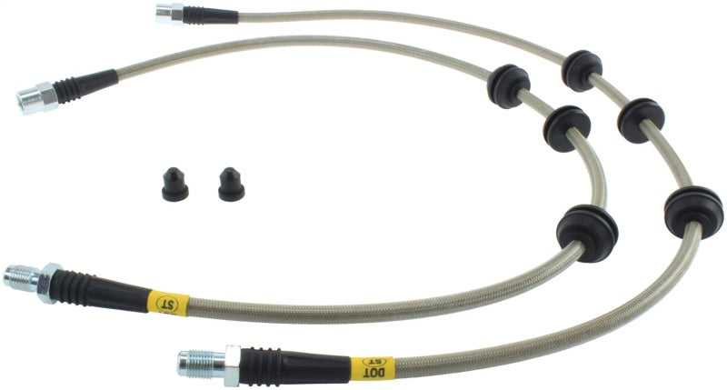 StopTech 10-15 BMW 550i Stainless Steel Front Brake Lines