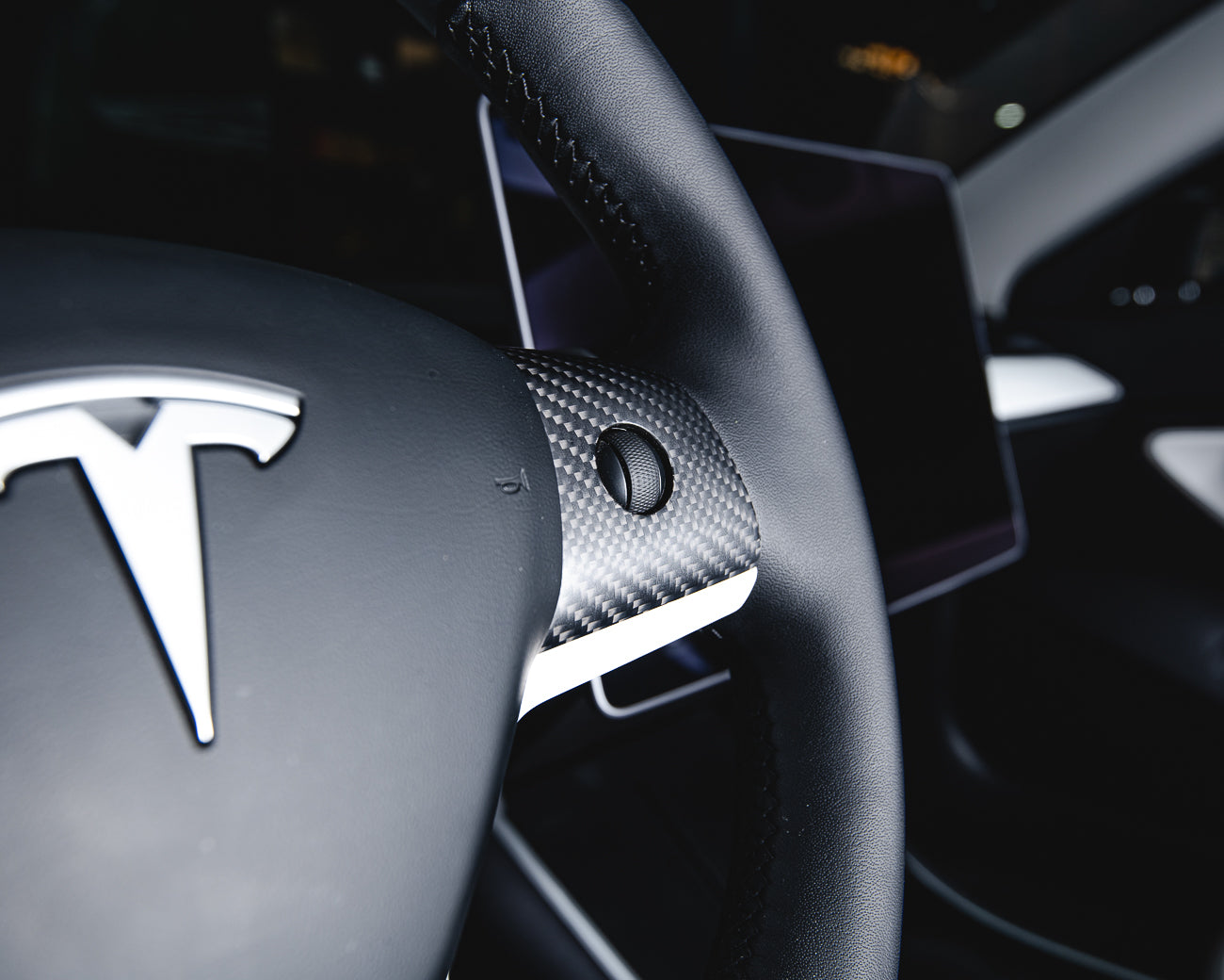 Tesla Model 3 OEM Upgraded Customized Steering Wheel