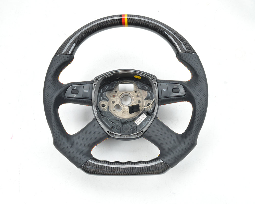 Audi A3 | A4 | A5 | A6 | Q7 4 Spoke OEM Upgraded Customized Steering Wheel 2007-2012