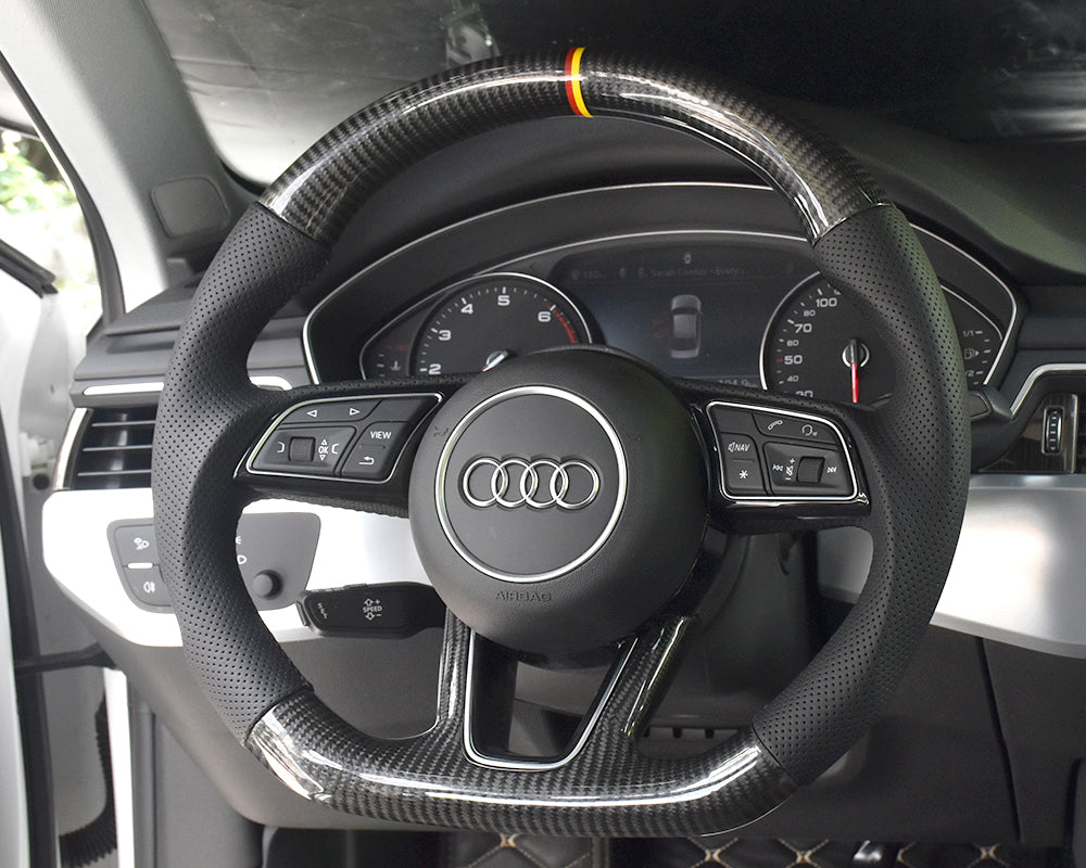 Audi A3 | A4 | A5 | S3 | RS3 | S4 | RS4 | S5 | RS5 S-Line OEM Upgraded Customized Steering Wheel 2017-2020
