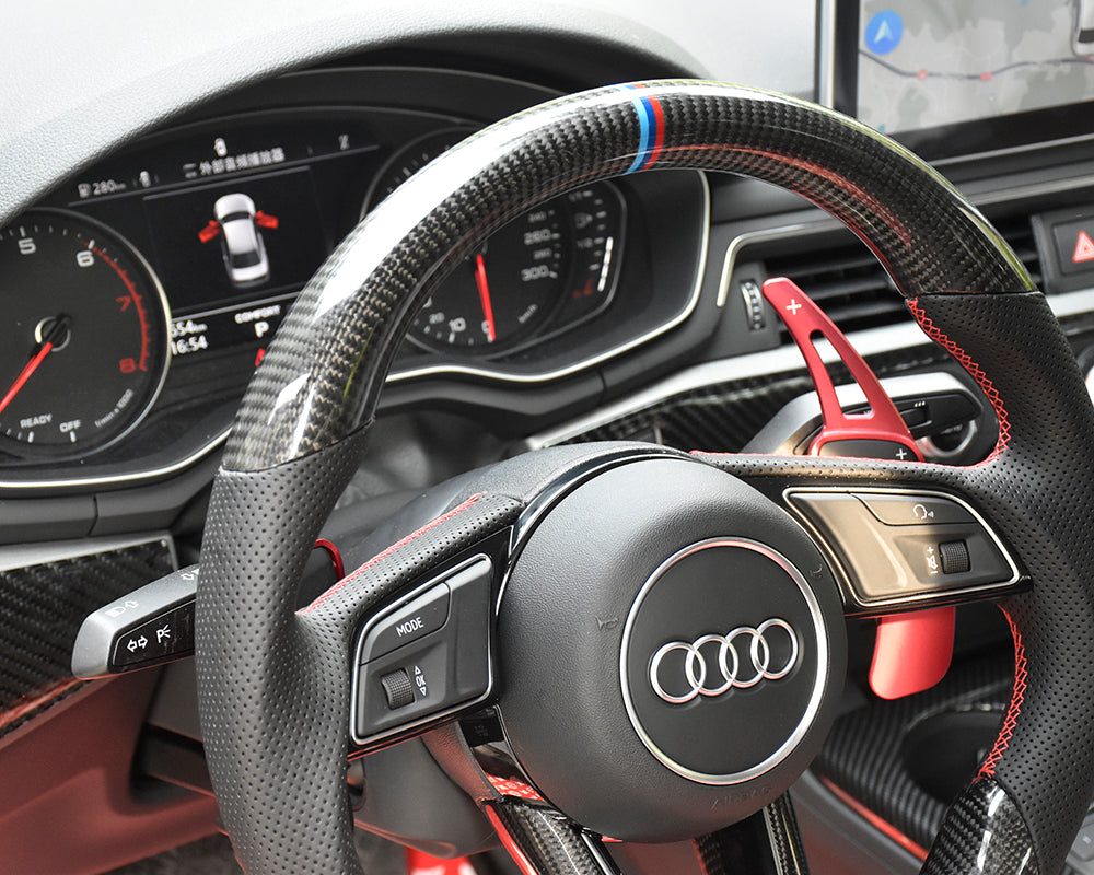 Audi A3 | A4 | A5 | S3 | RS3 | S4 | RS4 | S5 | RS5 S-Line OEM Upgraded Customized Steering Wheel 2017-2020