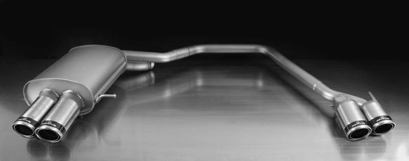 Remus 2010 BMW 5 Series F10 Sedan / F11 Touring Sport Axle Back Exhaust w/Carbon Ring Tail Pipes