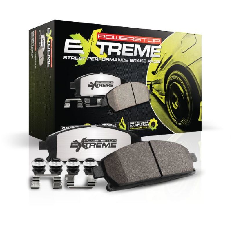 Power Stop 14-18 Audi RS7 Front Z26 Extreme Street Brake Pads w/Hardware