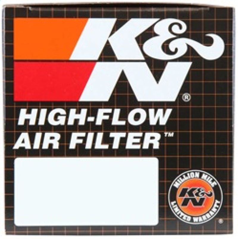 K&N Universal Chrome Filter-Oval Straight 4.5 Inch O/S Width 7 Inch O/S Length 2 Inch Height