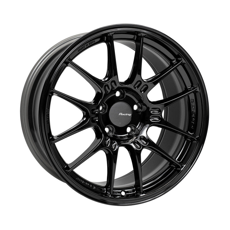 Enkei GTC02 18x9.5 5x114.3 40mm Offset 75mm Bore Gloss Black Wheel