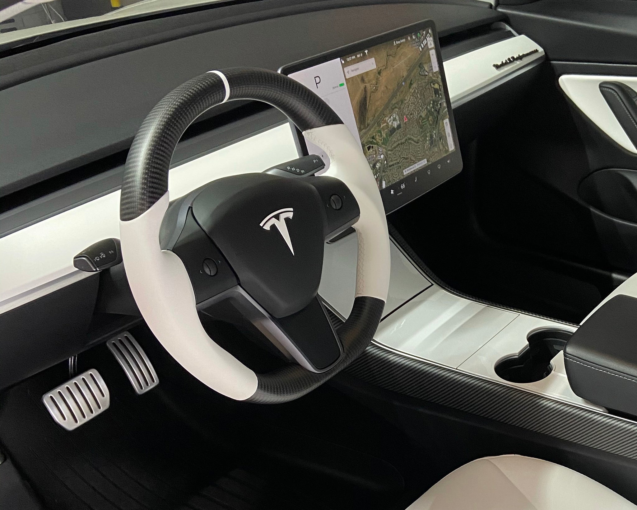 Tesla Model 3 OEM Upgraded Customized Steering Wheel