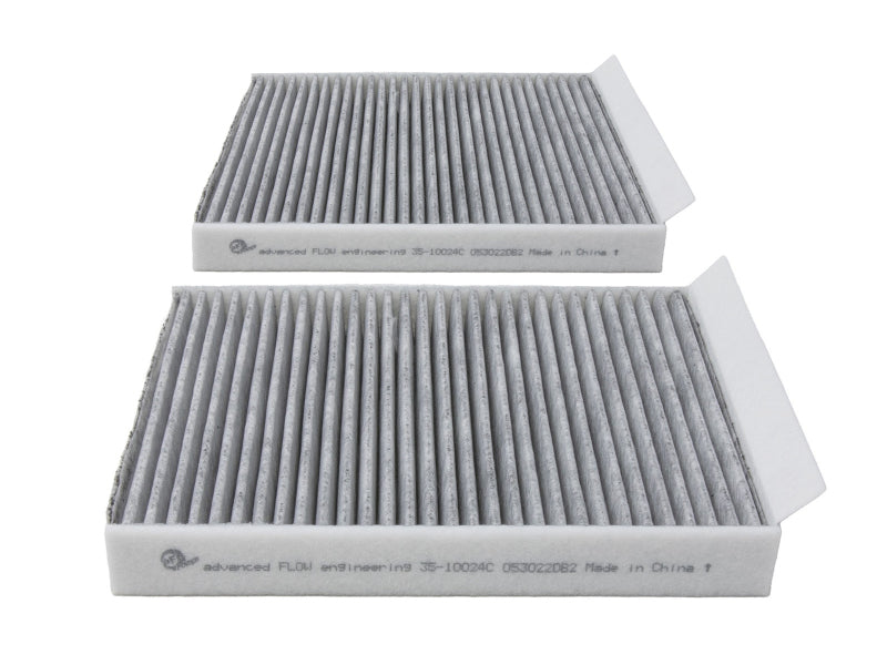 aFe 09-19 BMW 5/6/7 Series Various Models Carbon Cabin Air Filter (Pair)