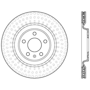 Stoptech 10-19 Audi S4 Premium Rear CryoStop Brake Rotor