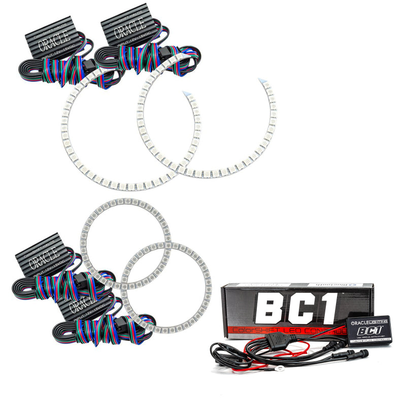Oracle Mercedes Benz C-Class 08-11 Halo Kit - ColorSHIFT w/ BC1 Controller SEE WARRANTY