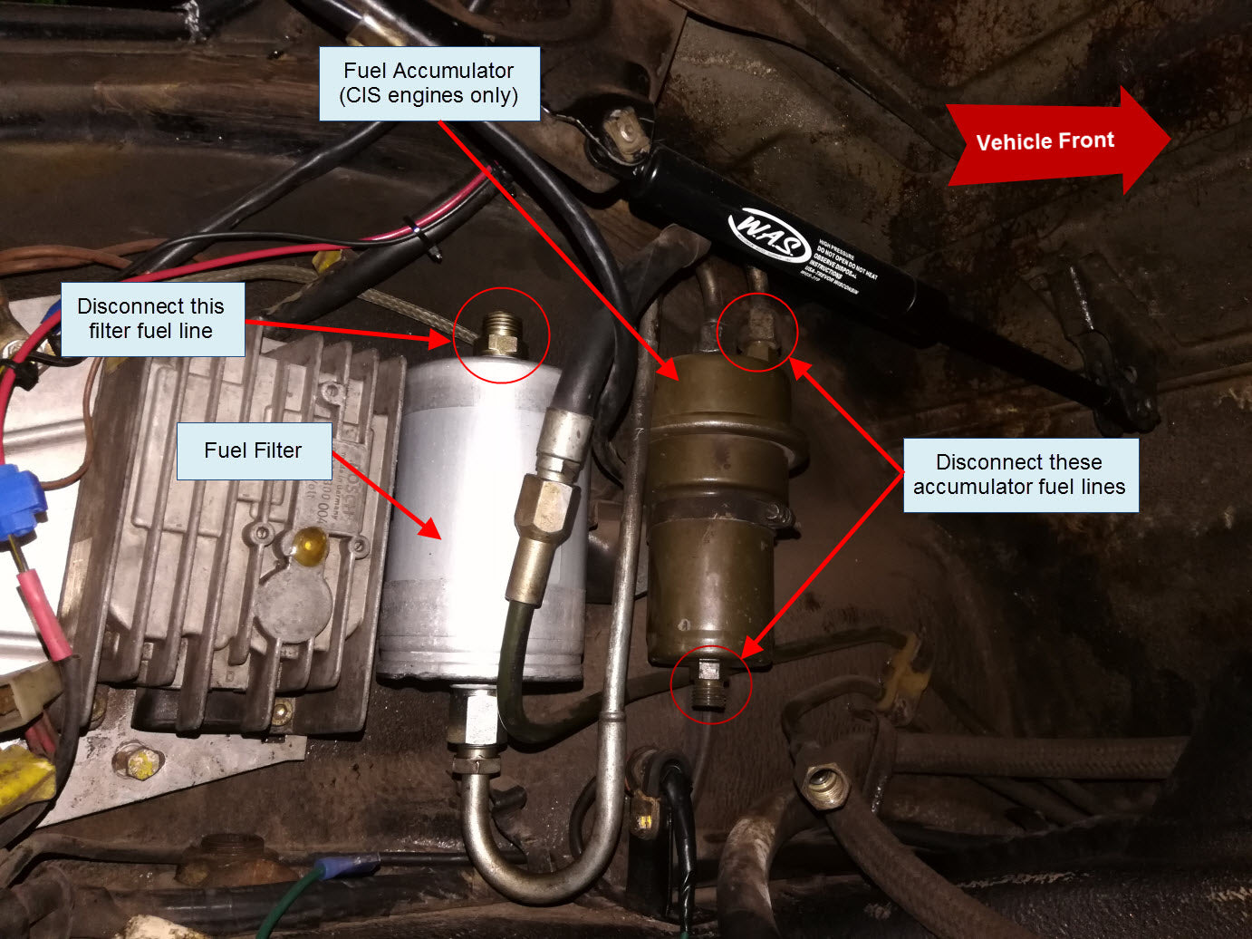 Porsche CIS Fuel Filter